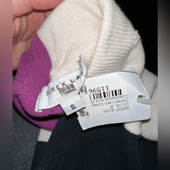 Derek Lam Colorblock Knit Skirt Purple - Picture 4 of 4